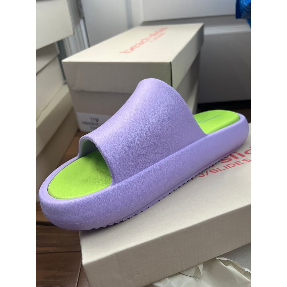 J/Slides Women's Squish Slides Sandal Lilac  EVA - NIB size 6